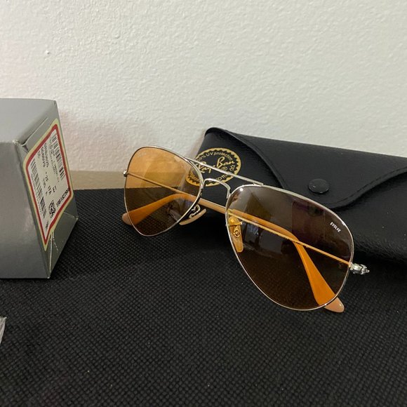 Authentic Ray-Ban Evolve 55mm Photochromic Aviator - Picture 3 of 9